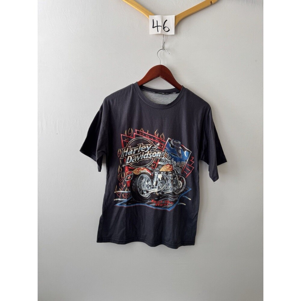 Blush Mark Harley Davidson Graphic T Shirt Womens Small Twin Cities Savage MN